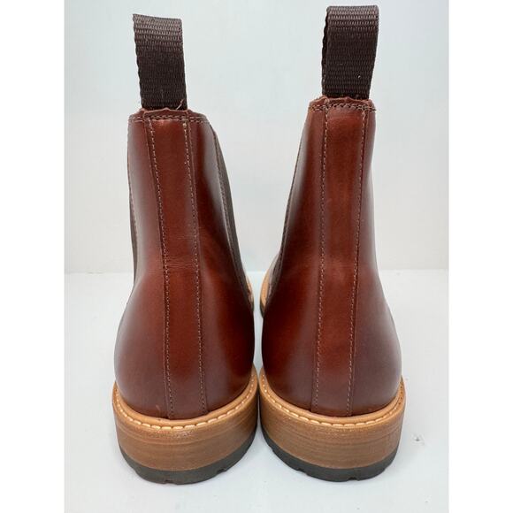 Nisolo Marco Everyday Chelsea Boot Terracotta Leather Men’s Size 9 New - Picture 11 of 13